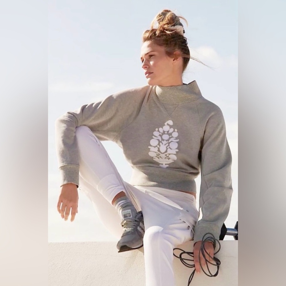 NWOT Free People Good Times Logo Sweater